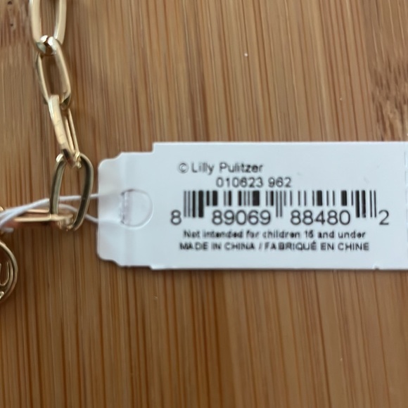 Lily Pulitzer High Tides Good Vibes Necklace - Picture 8 of 8